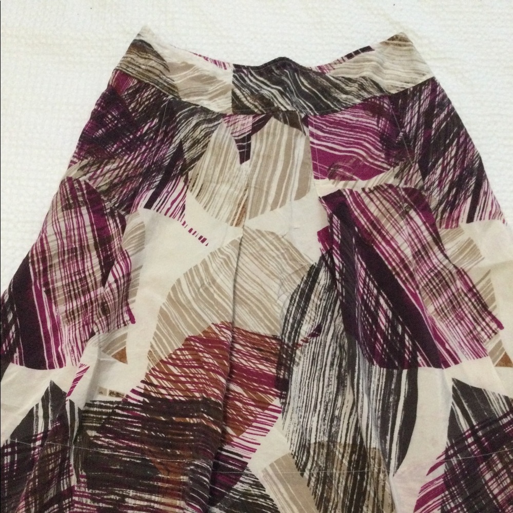 New York & Company Multicolored A-line skirt